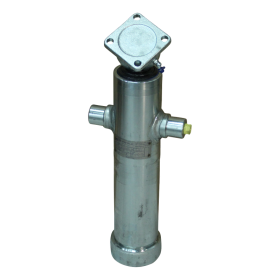 vérins téléscopiques 5ton course 1043mm à 3 expansions bac à vis galvanisé