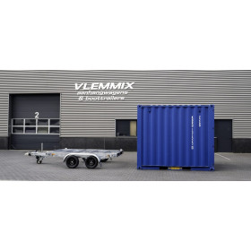 Remorque containeur 10 pieds 2 x essieu 1350 kg