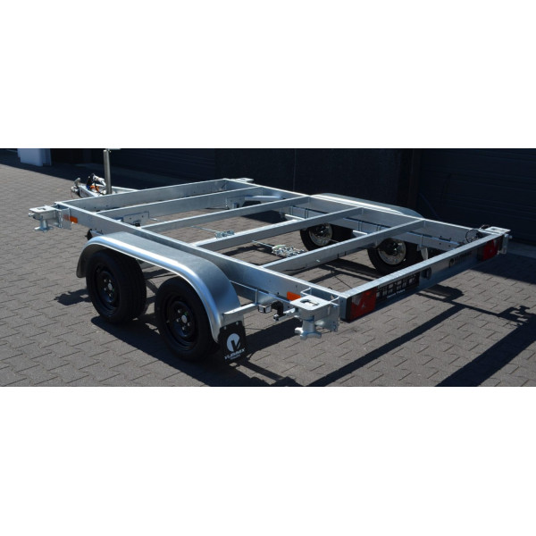 Remorque containeur 10 pieds 2 x essieu 1350 kg