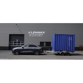 Remorque containeur 10 pieds 2 x essieu 1800 kg