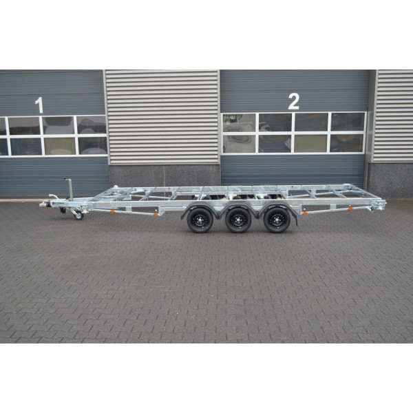 Remorque containeur 20 pieds 3 x essieu 1800 kg