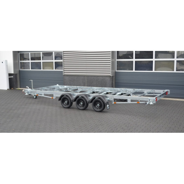 Remorque containeur 20 pieds 3 x essieu 1800 kg