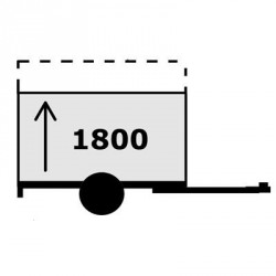 augmentation 30cm bache twin de 1m50 à 1m80
