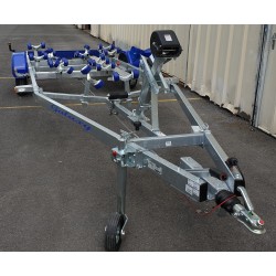 5,50 m - 1350 kg - 1 essieux - SUN WAY - Remorque Porte-Bateau