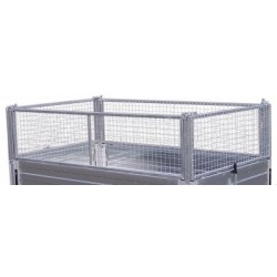 Jeu de réhausses grillagées 60cm
