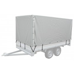 Bâche haute pour plateau Twin 2m57x1m57