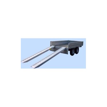 Paire de Rampes alu 2m95 x 0m30 + béqille arrière 39610PE,39612PE,39614PE