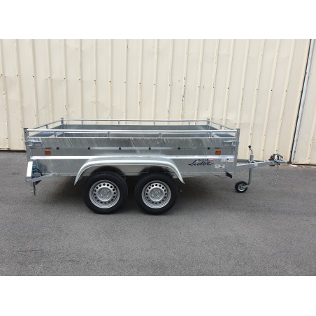 Remorque Robust 2 m 53 x 1 m 34 - 750kg double essieu