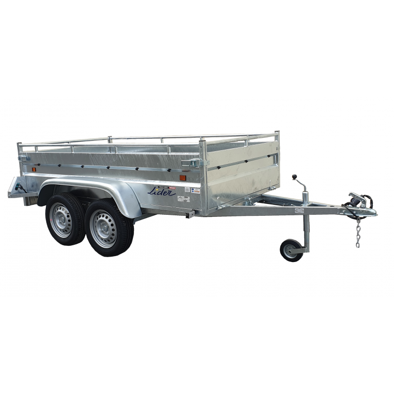 Remorque Robust 2 m 53 x 1 m 34 - 750kg double essieu