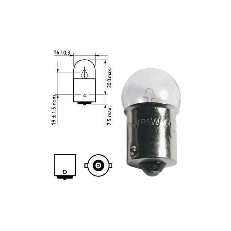 Ampoule Graisseur 5W 12V X1