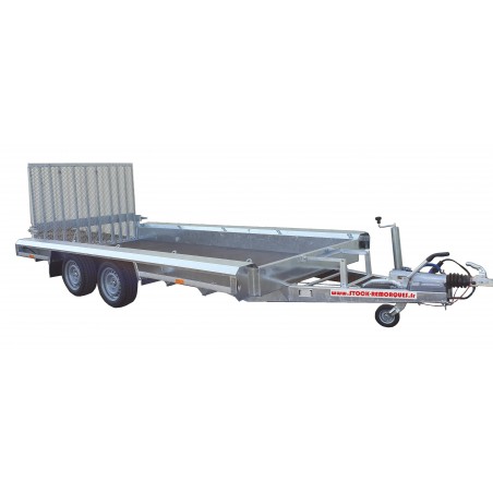 Porte engin 4m - 3500 kg - 2 essieux