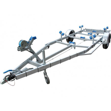 remorque bateau moteur 2700kg 6m30