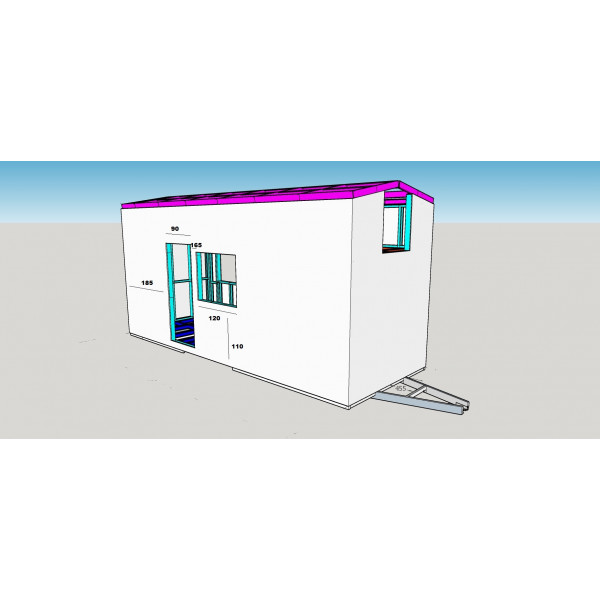 Structure 400 x 200 à partir de 5 085.00€ suivant modèle (sans remorque)