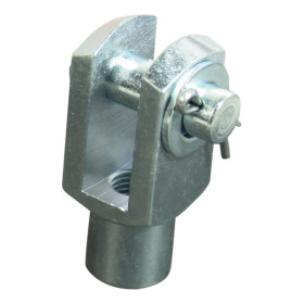 fourche avec goupille GG64* M16x32mm il. 64 zingué Bague et goupille incluses