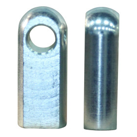 oeillet à visser, plat M8mm AR27 Ø8,1mm t10mm zingué