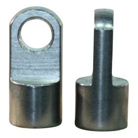 oeillet vissable M8mm AX24 Ø8,1mm 5mm inox 316