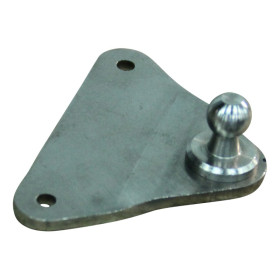 plaque de fixation avec balle BA01/K10 inox 316 Max. 800N.