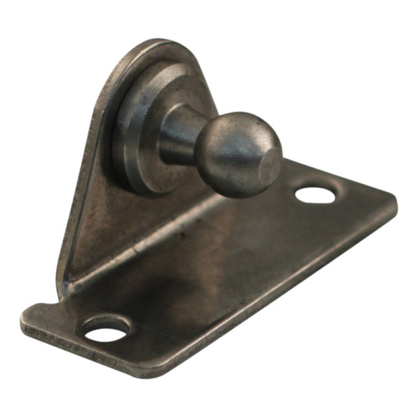 support d'angle avec boule BA30/K13 inox 316 support d'angle, 2 trous Ø4,3mm sur 40. Hauteur 16. Balle 13, Max. 1200N.