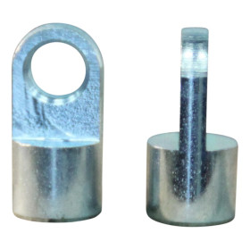 usiné œil vis M5mm AU16S Ø6,1mm 3mm zingué