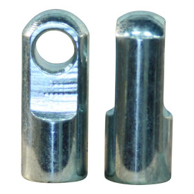 usiné œil vis M8mm AS27 Ø8,1mm 10mm zingué