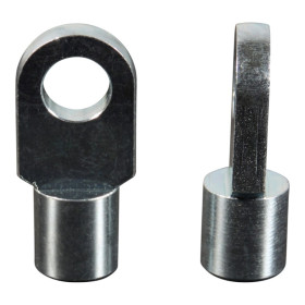 usiné œil vis M8mm AS30S Ø10,1mm 5mm zingué