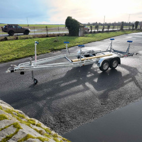 Remorque pour voilier 7m 2x1800kg