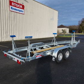 Remorque pour voilier 7m 2x1800kg