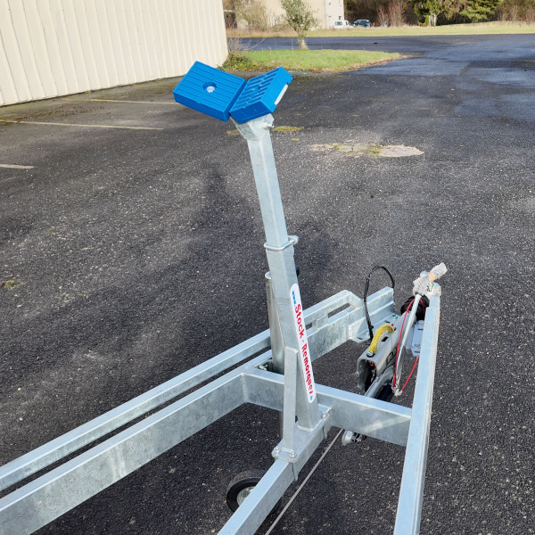 Remorque pour voilier 7m 2x1800kg