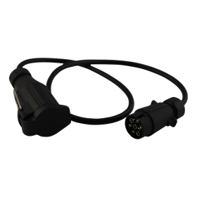 câble adaptateur voiture 7 pôle  - remorque à 13 pôle (système Jäger) 90cm