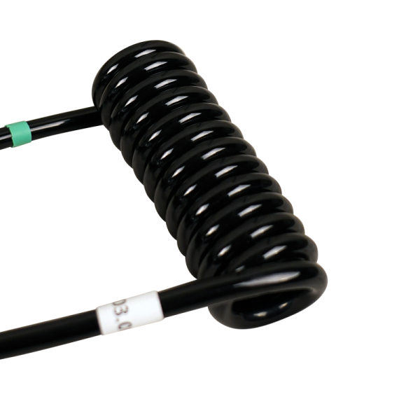 câble en spirale 8-polig 1,25m fiches Menbers en plastique 13 broches