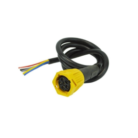 gauche | raccordement baïonnette 6-PIN | avec câble 200cm.