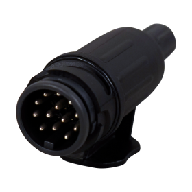 prise 13 broches plastique 13 raccord à vis tulle avec Φ6.8mm trou