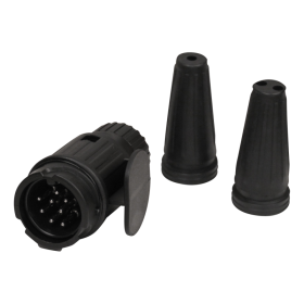 prise 13 broches plastique 8 raccord à vis