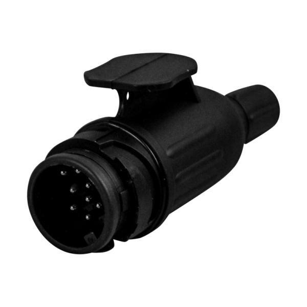 prise 13 broches plastique 8 raccord à vis tulle avec Φ6.8mm trou