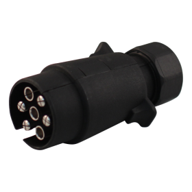 prise 7 broches plastique pliable fixation pour prise plate