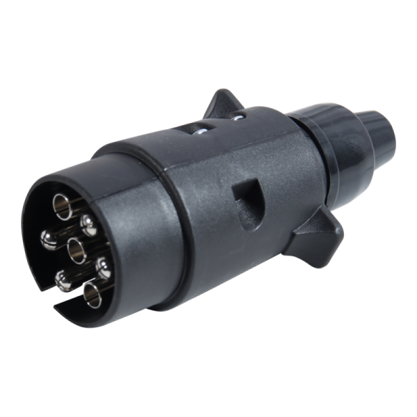 prise 7 broches plastique version vissable Jaeger, 7 raccord à vis
