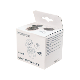 prise suspendue plastique à 13 pôles, met mistlamp schakelaar en afdichting