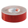 autocollant de balisage semi-remorque 3500kg 50mm x 50mtr Rouge