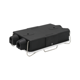 boîte de jonction de câble À 32 pôles , AMP 6,3mm prise plate couvercle métallique à fermeture rapide