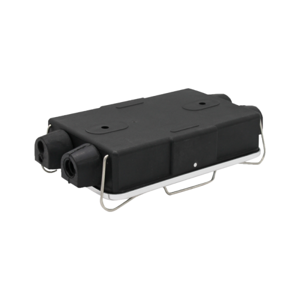 boîte de jonction de câble À 32 pôles , AMP 6,3mm prise plate couvercle métallique à fermeture rapide