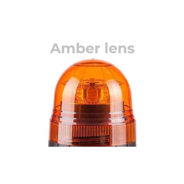 Cabochon orange pour gyrophare S07ZL201