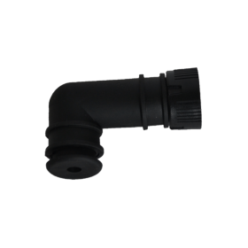 connecteur baïonnette, female 5p à angle droit Aspöck gauche (jaune)