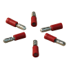 cosses rondes cylidriques pré-isolées pour le fil 0,5 – 1,5mm2 Ø4 ,mm Rouge