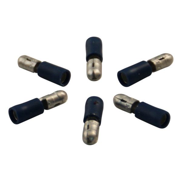 cosses rondes cylidriques pré-isolées pour le fil 1,5 – 2,5mm2 Ø5 , mm bleu