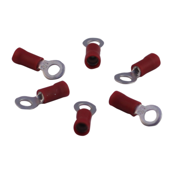 cosses rondes pré-isolées pour le fil 0,5 – 1,5mm2 M4 ,mm Rouge