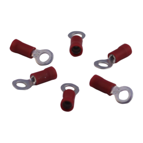 cosses rondes pré-isolées pour le fil 0,5 – 1,5mm2 M5 ,mm Rouge