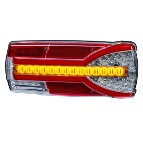 Droite | Feu arrière LED dynamique clignotant | 12-24V | Connecteur AMP 7-PIN