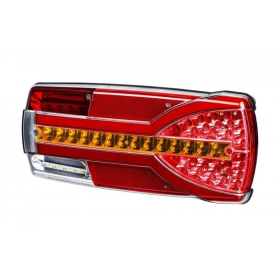 Droite | Feu arrière LED feu clignotante dynamique | 12-24V | 7-PIN AMP