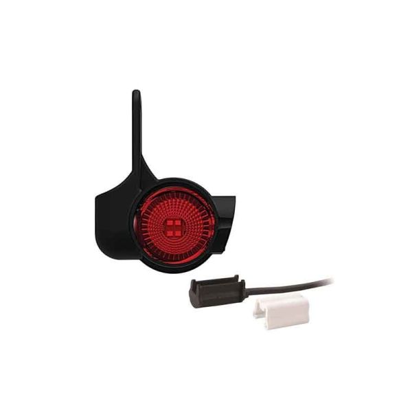 Droite | Feu de gabarit LED avec tige courte | 12-36v | 1.5mm². connecteur