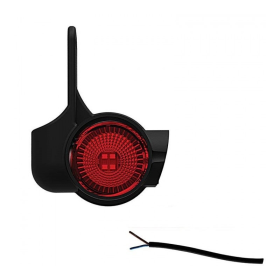 Droite | Feu LED de gabarit LED avec courte tige | 12-36v | 20cm. cable